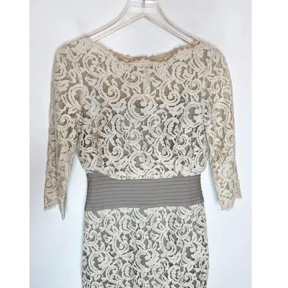 Tadashi Shoji lace dress. Size 2 - Picture 3 of 10